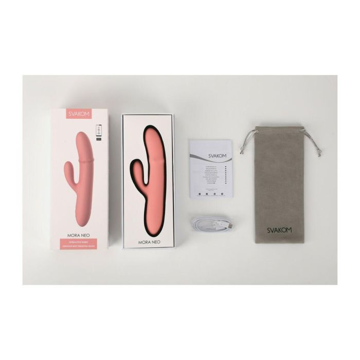 Vibrador Doble Estimulación Svakom Rosa Melocotón 7 Vibrador Doble Estimulación Svakom Rosa Melocotón 7