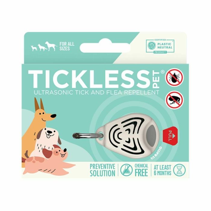 Tickless AUC5999566451010 Repelente de garrapatas y pulgas para mascotas a pilas - Beige 8 Tickless AUC5999566451010 Repelente de garrapatas y pulgas para mascotas a pilas - Beige 8