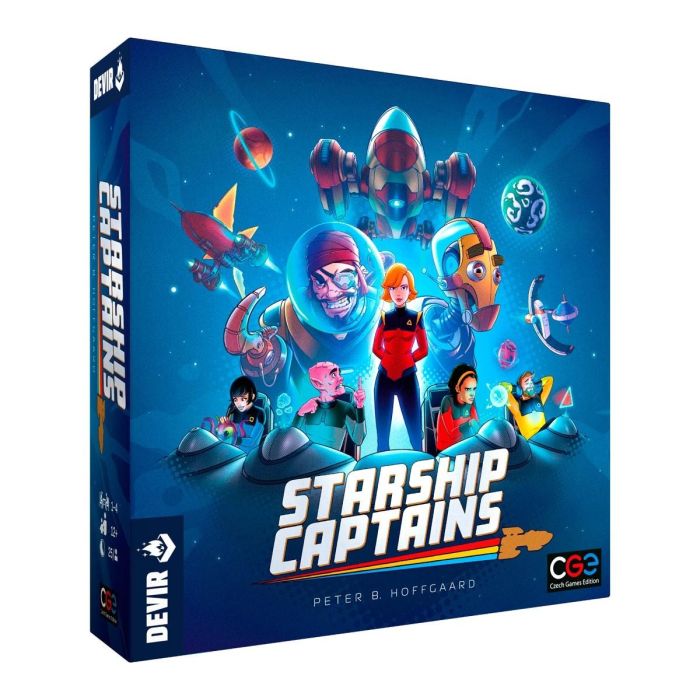 Devir Juego de Mesa Starship Captains - Estrategia para 1-4 Jugadores, Edad 12+