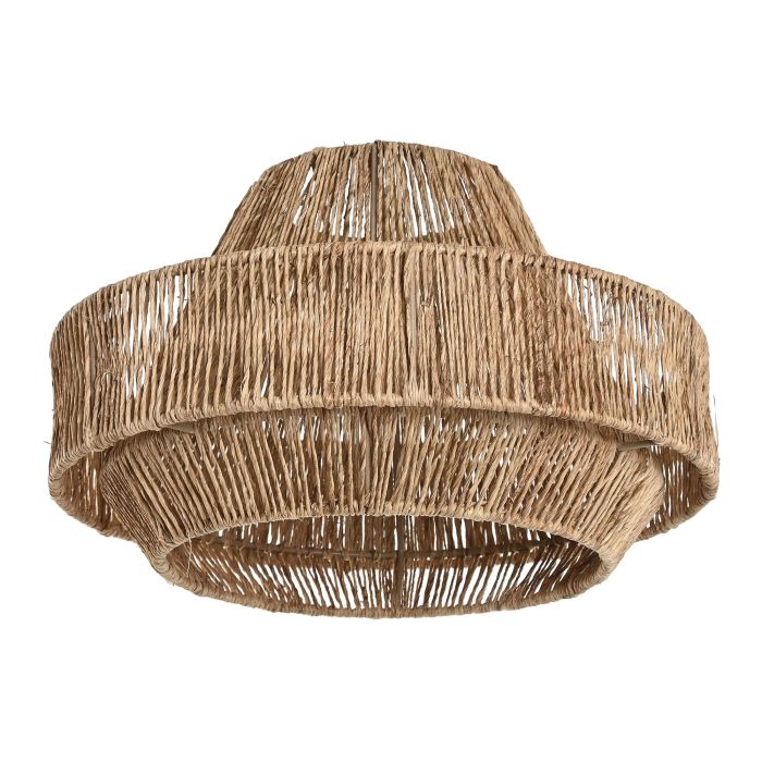 Pantalla Tropical DKD Home Decor Natural 33 x 20 x 33 cm (2 Unidades) Pantalla Tropical DKD Home Decor Natural 33 x 20 x 33 cm (2 Unidades)
