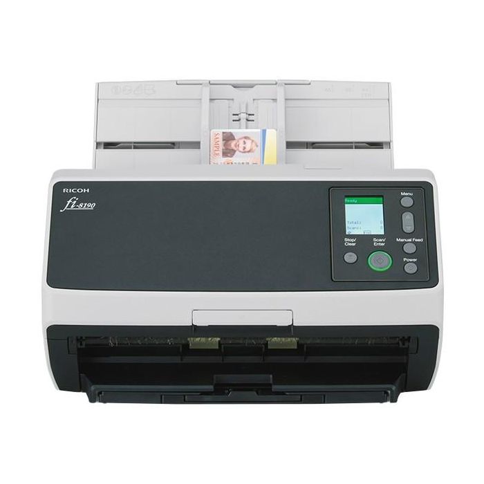 Ricoh fi-8190 Escáner Documentos - 90 ppm, Escaneo Dúplex, ADF + Alimentación Manual, Gris/Negro 22
