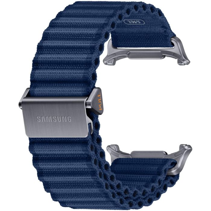 Samsung Correa Galaxy Watch Ultra ET-SVL70MNEGEU - Strap en Titanio, Nylon y Acero Inoxidable - Color Azul Navy