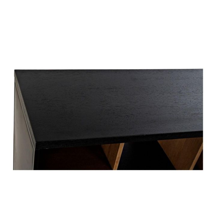 DKD Home Decor Buffet Mueble de Salón Alvin Moderno Negro Natural en Fresno y Hierro con 1 Cajón y 2 Puertas 160x40x75 cm 5 DKD Home Decor Buffet Mueble de Salón Alvin Moderno Negro Natural en Fresno y Hierro con 1 Cajón y 2 Puertas 160x40x75 cm 5