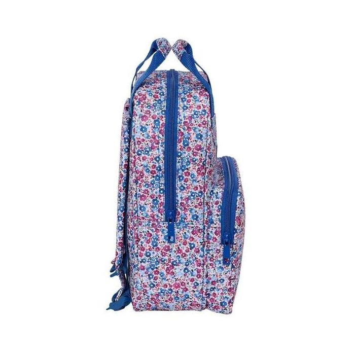 Mochila Escolar Nait Nait Flores coimbra azul Azul 20 x 28 x 8 cm 4 Mochila Escolar Nait Nait Flores coimbra azul Azul 20 x 28 x 8 cm 4