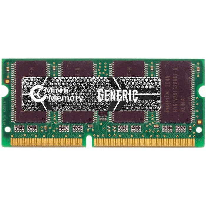 CoreParts Módulo de Memoria RAM 256MB SO-DIMM para HP con Chipsets Originales