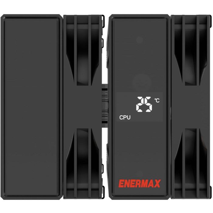 Enermax ETS-T60D K Cooler Refrigerador de Aire para CPU 12cm Negro - Alto Rendimiento, Baja Sonoridad 4 Enermax ETS-T60D K Cooler Refrigerador de Aire para CPU 12cm Negro - Alto Rendimiento, Baja Sonoridad 4