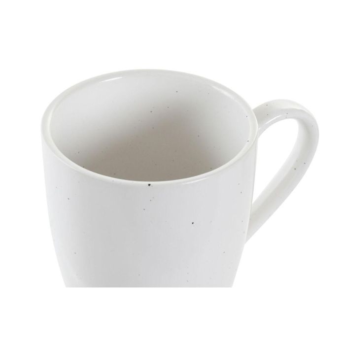 Mug Scandi DKD Home Decor Blanco Natural 13 x 31 x 19 cm Set de 4 2