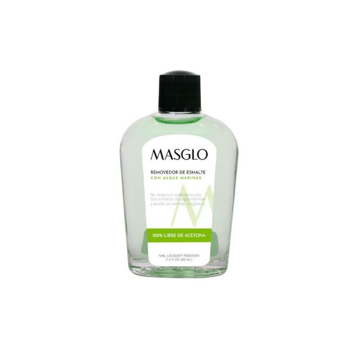 Removedor De Esmalte Algas Marinas 60 mL Masglo