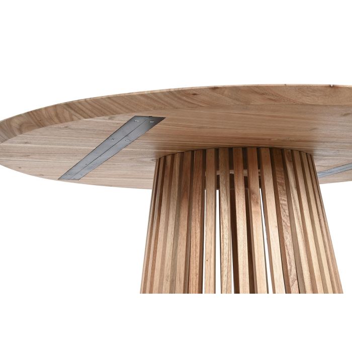 DKD Home Decor Mesa Redonda Comedor Scandi Natural 120 x 76 x 120 cm 3 DKD Home Decor Mesa Redonda Comedor Scandi Natural 120 x 76 x 120 cm 3
