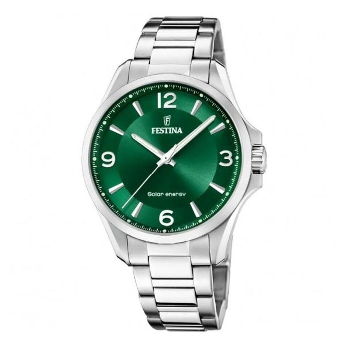 Reloj Hombre Festina F20656/3 Verde Plateado Reloj Hombre Festina F20656/3 Verde Plateado