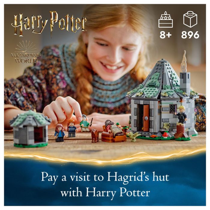 LEGO Harry Potter Cabaña de Hagrid: Una Visita Inesperada 76428 - Juego de Construcción de 896 Piezas, Para Niños a Partir de 8 Años