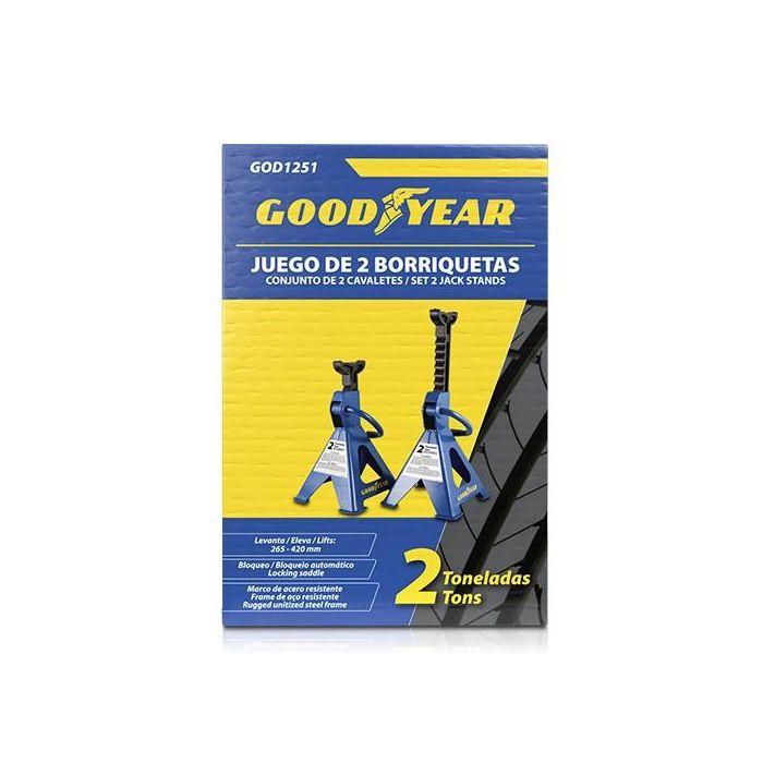Borriqueta Acero 2Ton Jgo 2 Unidades Goodyear Cs1 GOD1251 3 Borriqueta Acero 2Ton Jgo 2 Unidades Goodyear Cs1 GOD1251 3