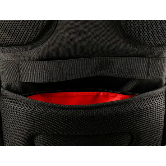 Antartik Mochila Volt Negro 5 Compartimentos Interior Rojo 450x180x330 mm Repelente Agua 23L 10