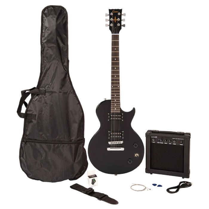 ENCORE E90 Guitarra Eléctrica Pack - Gloss Black ENCORE E90 Guitarra Eléctrica Pack - Gloss Black