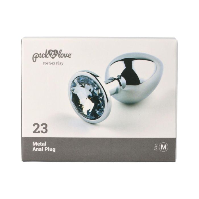 Plug Anal Pick&Love Nº 23 Plateado (8,3 cm) 2 Plug Anal Pick&Love Nº 23 Plateado (8,3 cm) 2