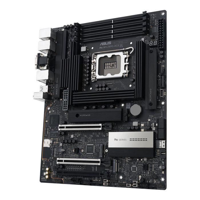Asus PRO WS Z890-ACE SE Workstation Mainboard Socket Intel LGA 1851 (ATX, PCIe 5.0, DDR5, 10Gb & 2.5Gb Ethernet, 4x M.2 slots, 1x USB 20Gb front port, onboard BMC) 5 Asus PRO WS Z890-ACE SE Workstation Mainboard Socket Intel LGA 1851 (ATX, PCIe 5.0, DDR5, 10Gb & 2.5Gb Ethernet, 4x M.2 slots, 1x USB 20Gb front port, onboard BMC) 5