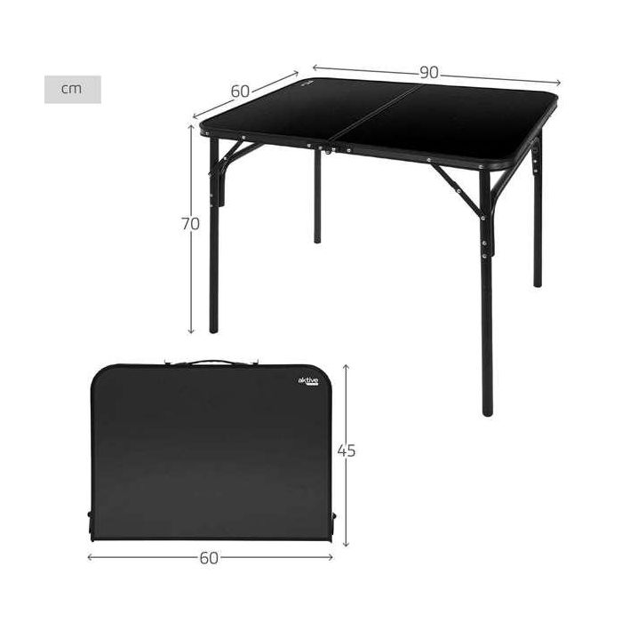 Color Baby Mesa Maletin Aluminio Glamping 90x60x70 cm 3