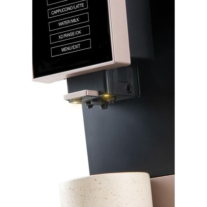 Cafetera espresso automática con molinillo - DOMO - DO743K - 1350 W - 19 bar - 125 g de café - Negra 3 Cafetera espresso automática con molinillo - DOMO - DO743K - 1350 W - 19 bar - 125 g de café - Negra 3