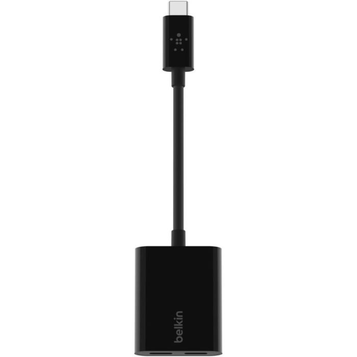Belkin Adaptador USB-C de Audio y Carga RockStar, negro 1 Belkin Adaptador USB-C de Audio y Carga RockStar, negro 1