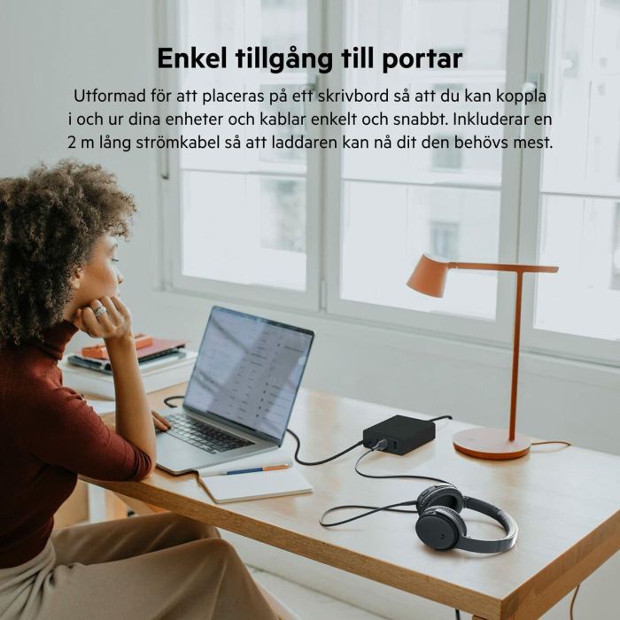 Cargador para Portátil Belkin WCH010VFBK Negro 2 Cargador para Portátil Belkin WCH010VFBK Negro 2