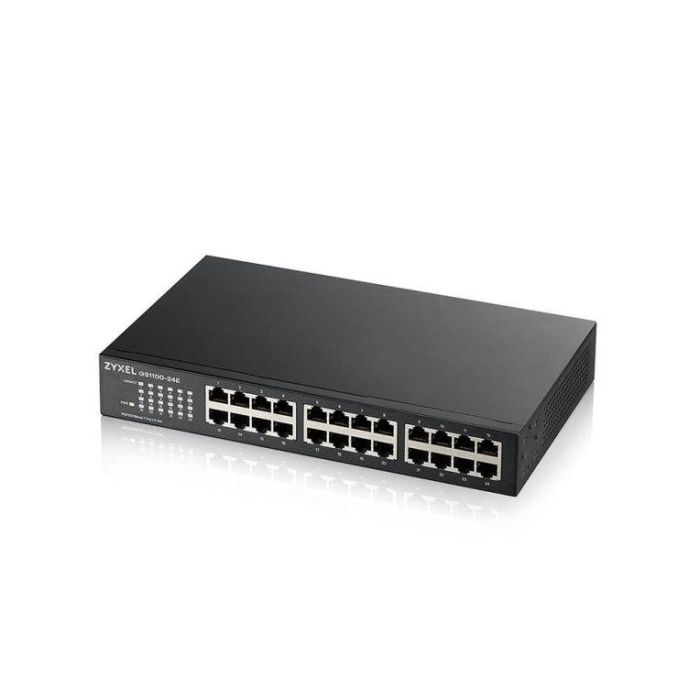 Zyxel GS1100-24E Switch 24 Puertos Gigabit Ethernet No Administrado, 48 Gbit/s 0 Zyxel GS1100-24E Switch 24 Puertos Gigabit Ethernet No Administrado, 48 Gbit/s 0