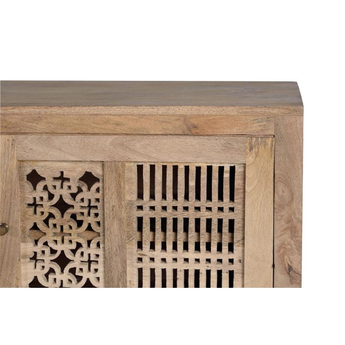 Giner y Colomer Mueble TV Madera de Mango y Metal Natural 160 cm 3