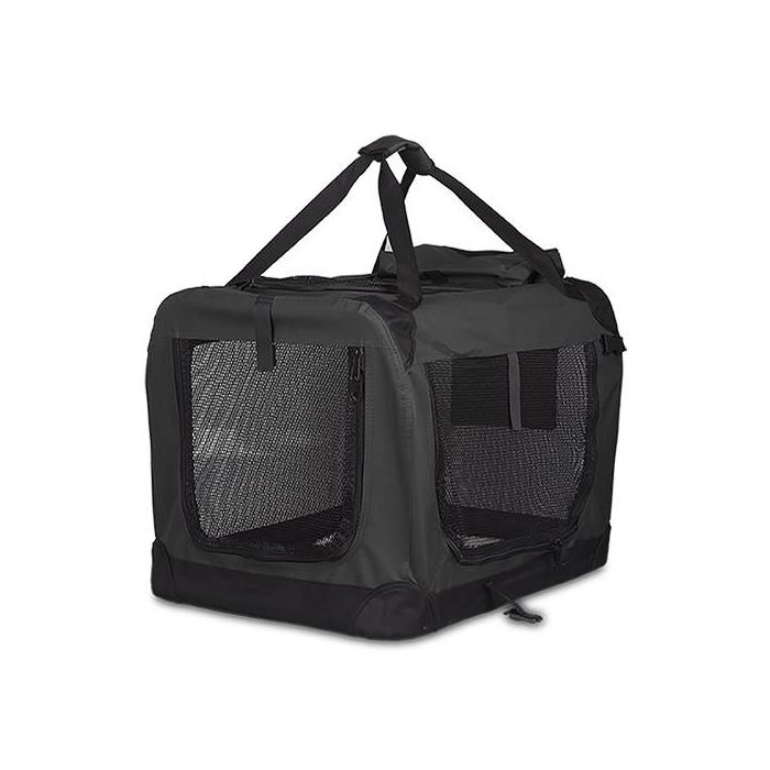 Abc Cs2 PS1310BKXL Jaula de Transporte para Mascotas Talla XL 81.3x58.4x58.4 cm Resistente al Agua 3 Entradas Almohadilla Reversible Abc Cs2 PS1310BKXL Jaula de Transporte para Mascotas Talla XL 81.3x58.4x58.4 cm Resistente al Agua 3 Entradas Almohadilla Reversible