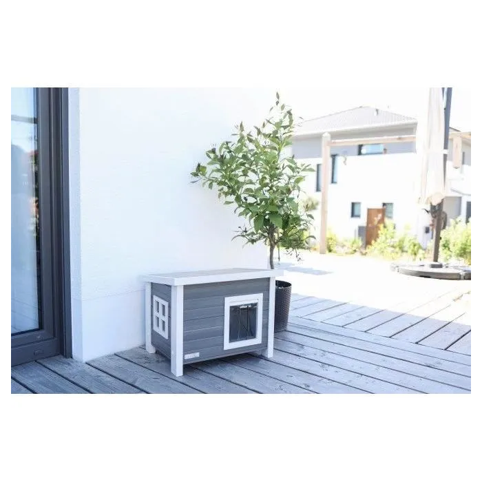 Kerbl Casa para Gatos ECO Eli Gris / Blanco 57 x 45 x 43 cm KER4018653995341 3