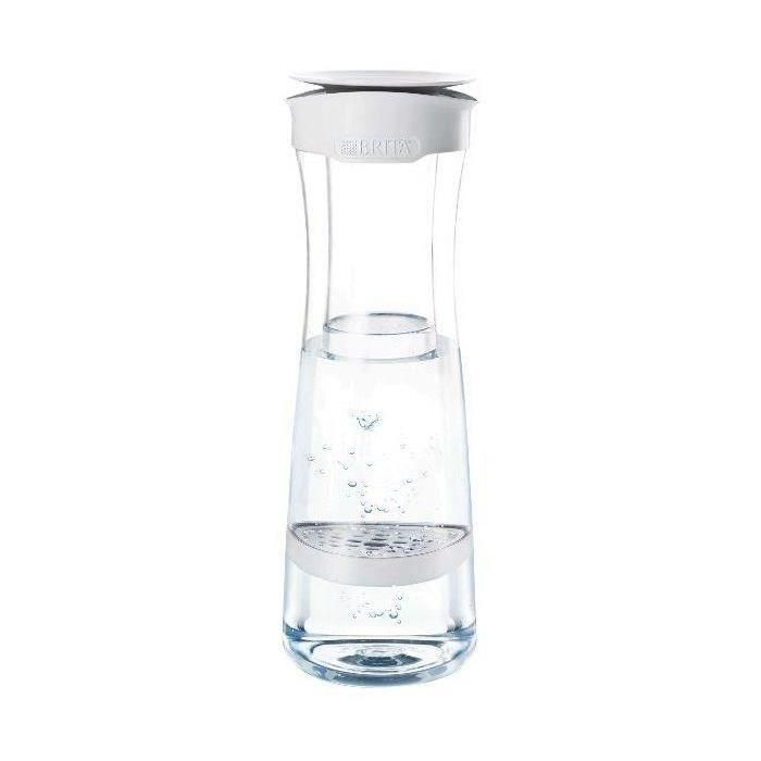Brita Fill & Serve Botella filtrante de agua de grafito 1.3L, reduce cloro e impurezas, incluye 1 disco de filtro 5