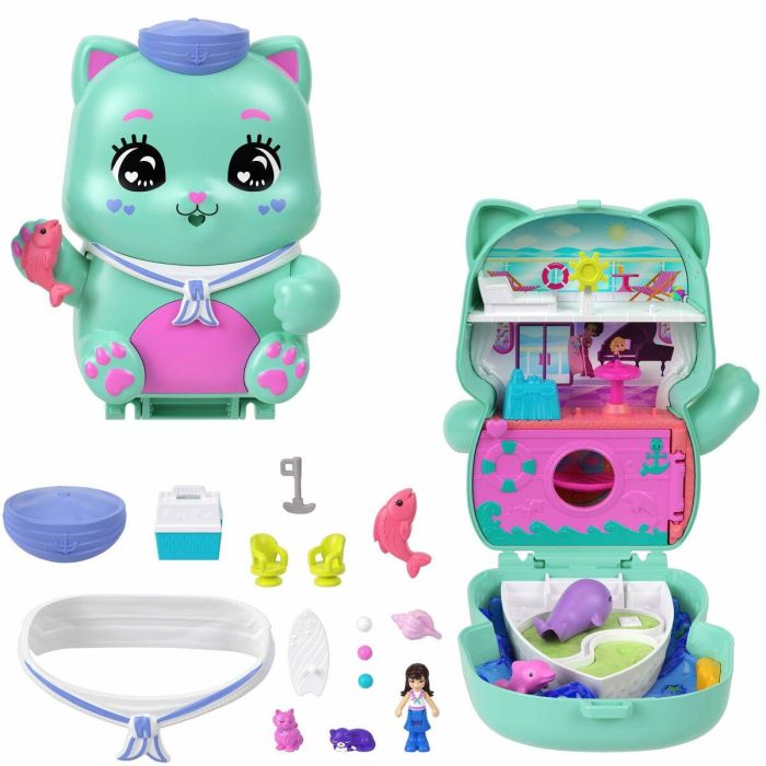 Playset Polly Pocket KITTEN'S CRUISE BOX 1