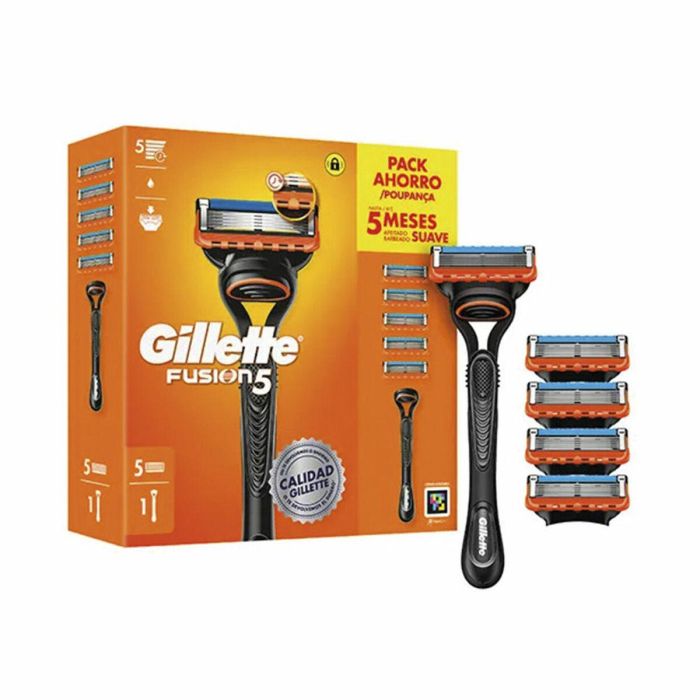 Gillette Fusion 5 Máquina + 5 Recambios Gillette Fusion 5 Máquina + 5 Recambios