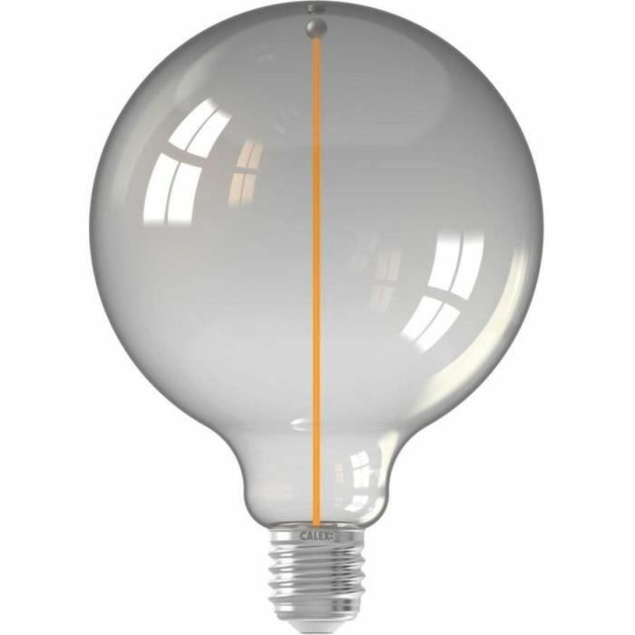 Bombilla LED E27 - CALEX - MAGNETO G125 - Filamento recto - 3,4 W - 90 lm - 1800 K - Titanio 1