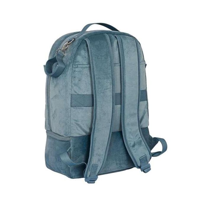 Mochila Accesorios Bebé Safta Leaves Turquesa (30 x 43 x 15 cm)