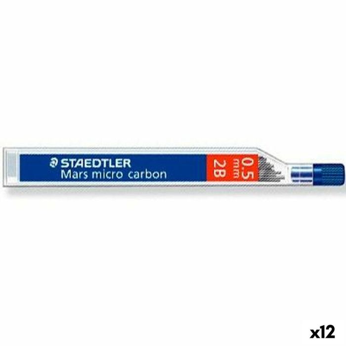 Recambio de mina Staedtler Mars Micro Carbon 2B 0,5 mm (12 Unidades)