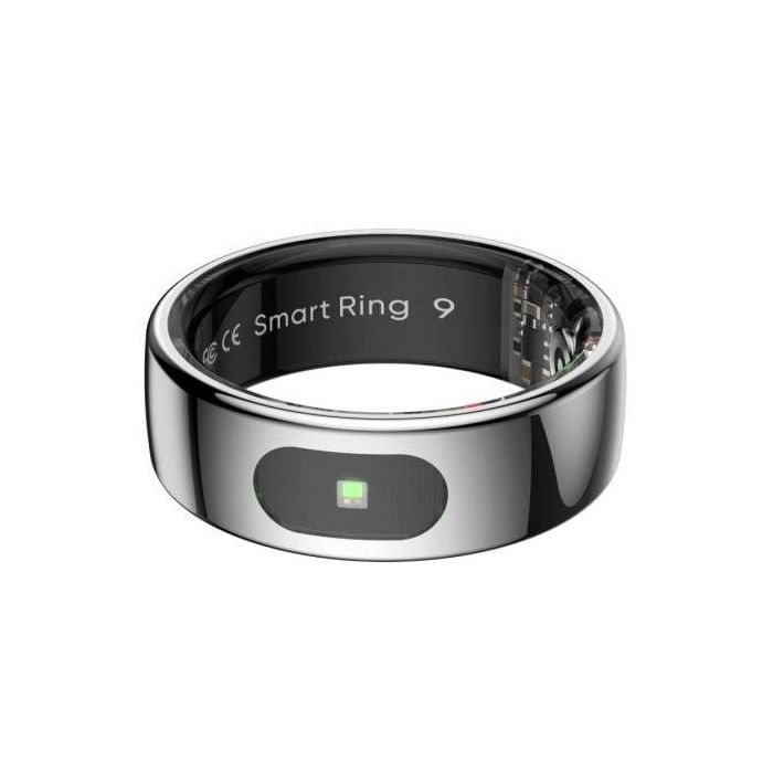 Anillo Inteligente Leotec Kör Ha Talla 10/ Ø20mm/ Notificaciones/ Frecuencia Cardíaca/ Plata 1 Anillo Inteligente Leotec Kör Ha Talla 10/ Ø20mm/ Notificaciones/ Frecuencia Cardíaca/ Plata 1