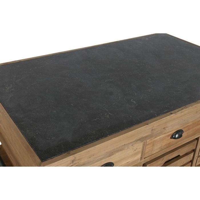 Isla Cocina Cottage DKD Home Decor Natural Negro 75 x 96 x 142 cm 7 Isla Cocina Cottage DKD Home Decor Natural Negro 75 x 96 x 142 cm 7