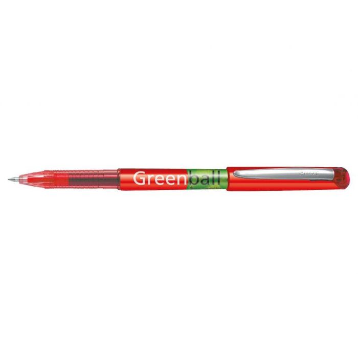 Bolígrafo Roller Pilot GREEN-BALL 0,7 mm Rojo (10 Unidades) 1
