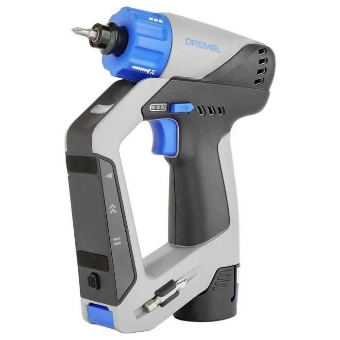 Dremel DD12V-S1 Taladro Inalámbrico 3 en 1 12V con 9 Accesorios, 1 Batería 2Ah + Cargador 1