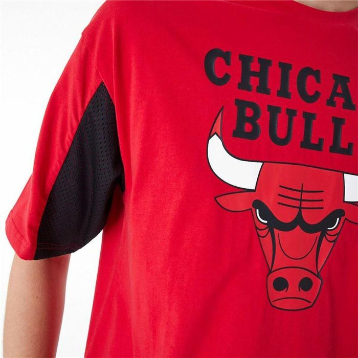 Camiseta de Manga Corta Hombre New Era NBA MESH PANEL OS TEE CHIBU 60435481 Rojo (M) 3 Camiseta de Manga Corta Hombre New Era NBA MESH PANEL OS TEE CHIBU 60435481 Rojo (M) 3