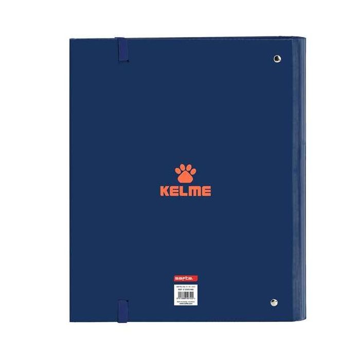 Carpeta de anillas Kelme Navy blue Naranja Azul marino (27 x 32 x 3.5 cm) 1