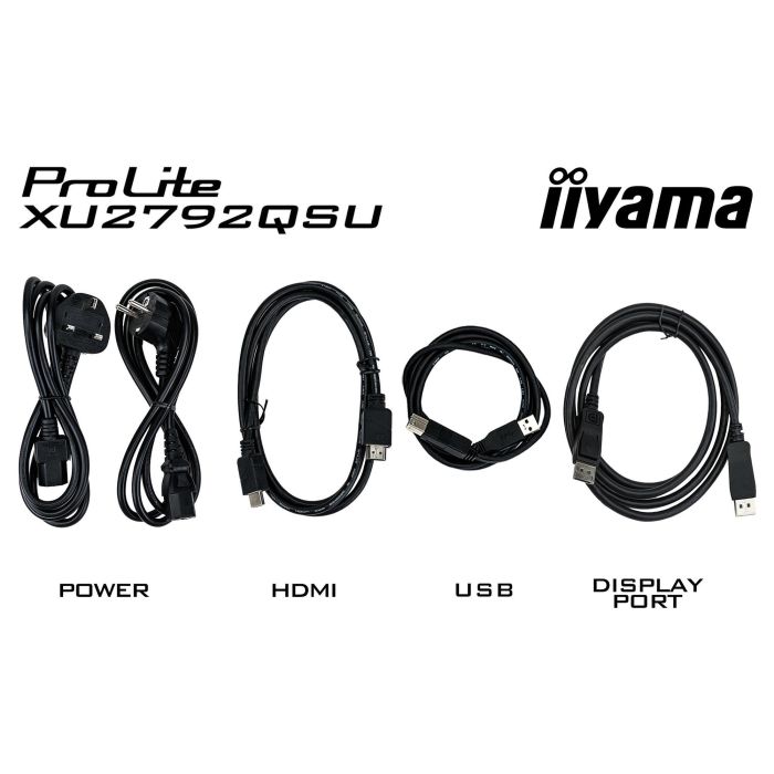 Iiyama Monitor ProLite XU2792QSU-B6 27" IPS WQHD 100Hz 0.4ms USB HDMI DisplayPort