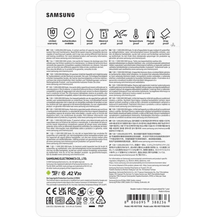 CARD Micro Card 1TB Samsung SDXC PRO Plus (2024) Reader retail 5