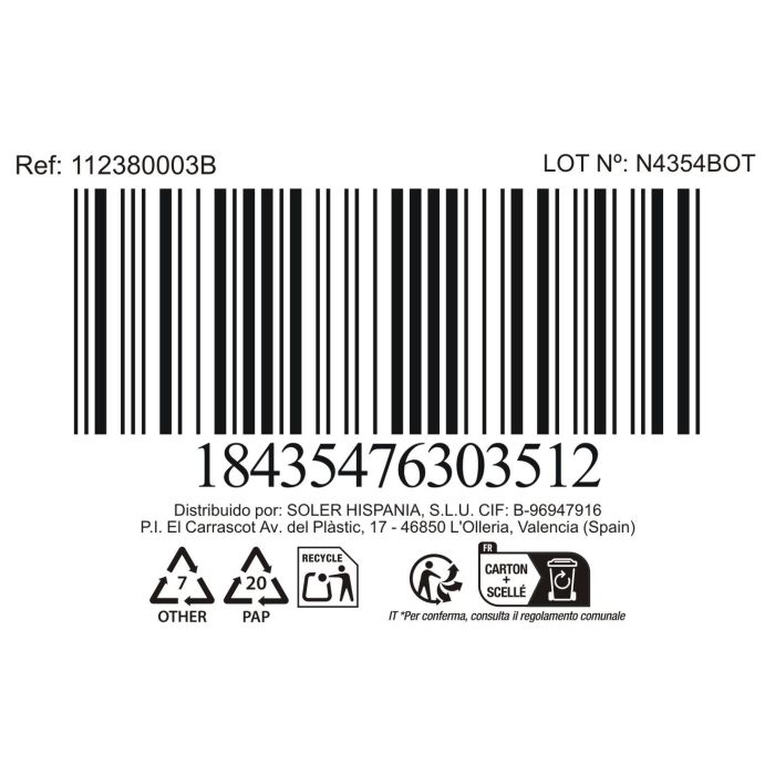 La Mediterranea Vaso 320Ml Tirso Lines Colección Tirso ø8.5x9.45 cm (48 Unidades)