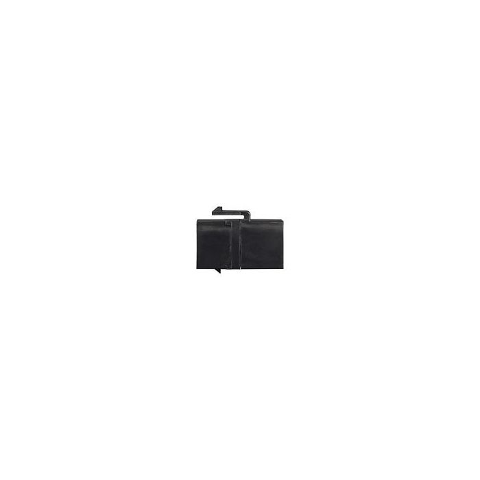 LogiLink Keystone Verbinder Cat.6A UTP, 2xRJ45, Negro, NK4014, Conector Plano, Chapado en Oro 2