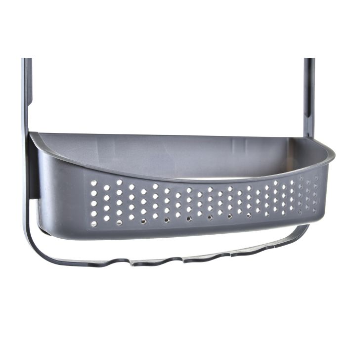 DKD Home Decor Organizador Moderno de Baño y Ducha Gris de Polipropileno - Alto 73 cm, Ancho 32 cm, Largo 11 cm (2 Unidades) 2 DKD Home Decor Organizador Moderno de Baño y Ducha Gris de Polipropileno - Alto 73 cm, Ancho 32 cm, Largo 11 cm (2 Unidades) 2