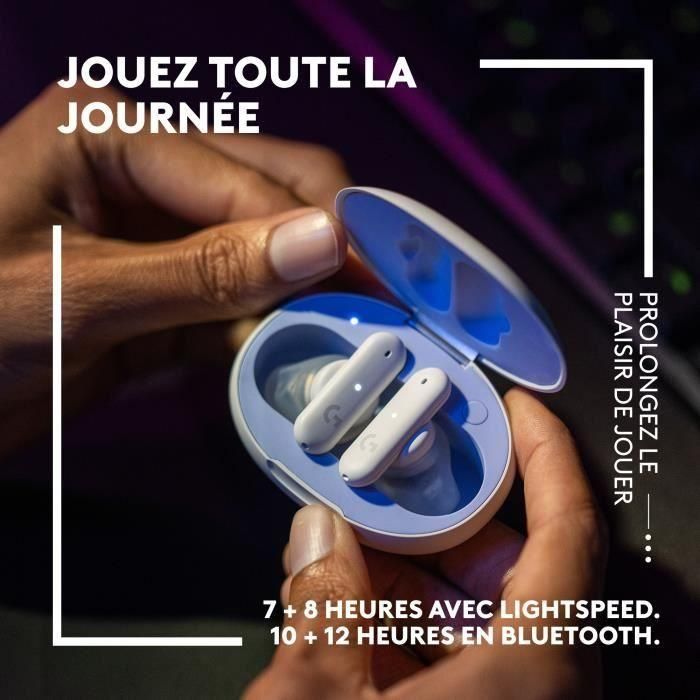 Auriculares inalámbricos para juegos - LOGITECH G - True Wireless FITS - Tecnología de moldeado LIGHTFORM - Bluetooth - Negro 3 Auriculares inalámbricos para juegos - LOGITECH G - True Wireless FITS - Tecnología de moldeado LIGHTFORM - Bluetooth - Negro 3