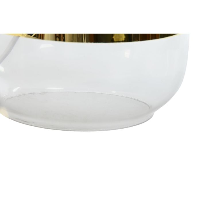 Lampara Sobremesa Moderno DKD Home Decor Dorado Transparente 22 x 33 x 22 cm (4 Unidades) 2 Lampara Sobremesa Moderno DKD Home Decor Dorado Transparente 22 x 33 x 22 cm (4 Unidades) 2