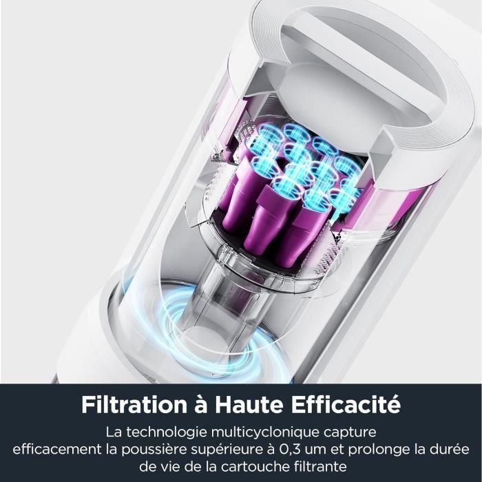 Aspiradora robot - EUREKA E10S Blanco - 4000 Pa - 180 min - 200 ml 5 Aspiradora robot - EUREKA E10S Blanco - 4000 Pa - 180 min - 200 ml 5