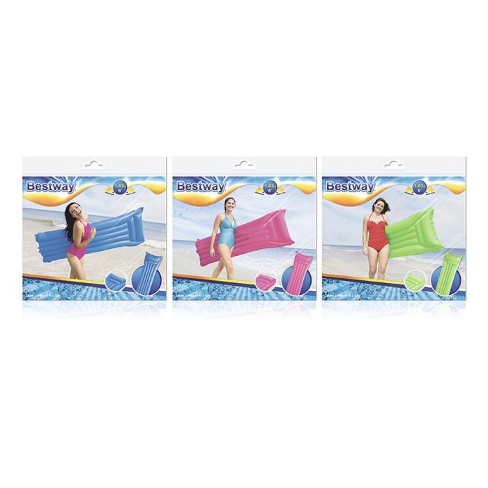 Bestway Colchoneta Hinchable Mate Color Surtido 183x69 cm Playa y Piscina 44007 4 Bestway Colchoneta Hinchable Mate Color Surtido 183x69 cm Playa y Piscina 44007 4