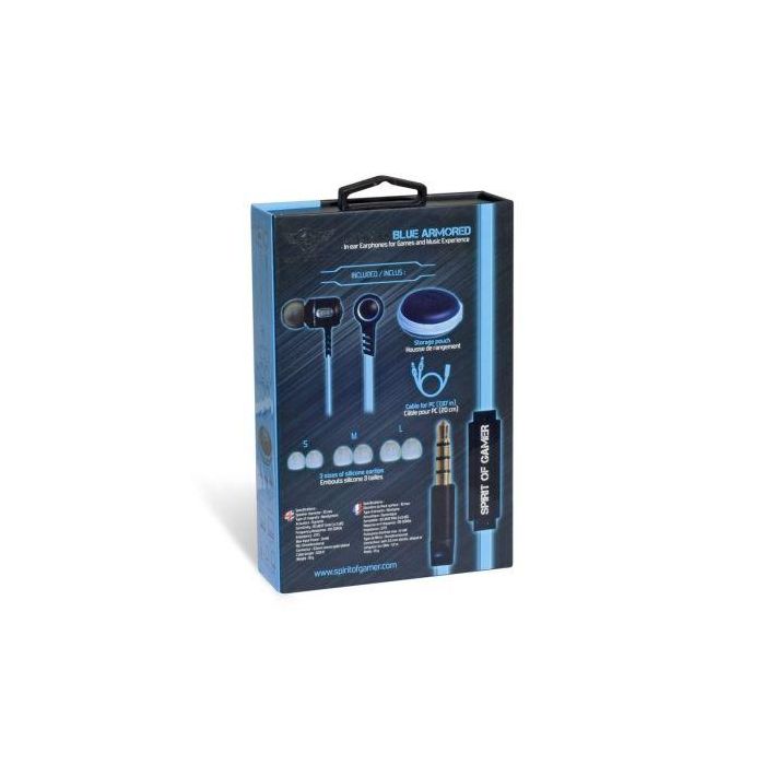 AURICULARES SPIRIT OF GAMER LEGIÓN BLUE ARMORED - DRIVERS 10MM - CONECTOR JACK 3.5MM - FUNC. MANOS LIBRES - COMPAT. PS4/PS3/XBOX ONE/SMARTPHONE 3 AURICULARES SPIRIT OF GAMER LEGIÓN BLUE ARMORED - DRIVERS 10MM - CONECTOR JACK 3.5MM - FUNC. MANOS LIBRES - COMPAT. PS4/PS3/XBOX ONE/SMARTPHONE 3